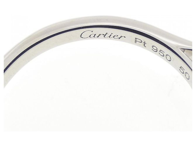 Cartier 1895 Platin-Diamant-Bandring - Ansicht 4