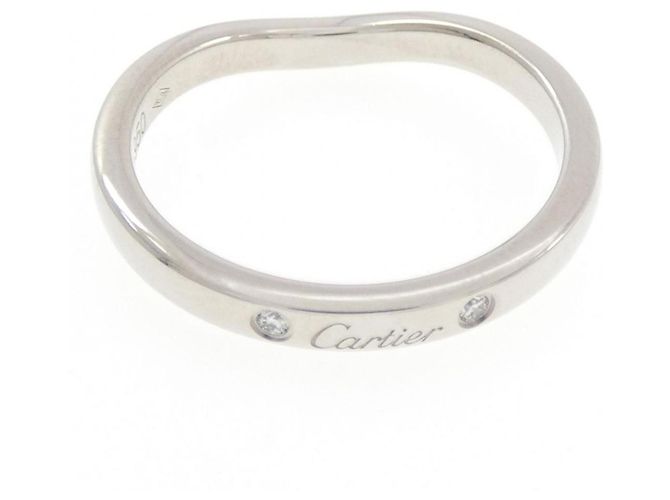 Anello Cartier Ballerina 3P Diamond Band - vista 4