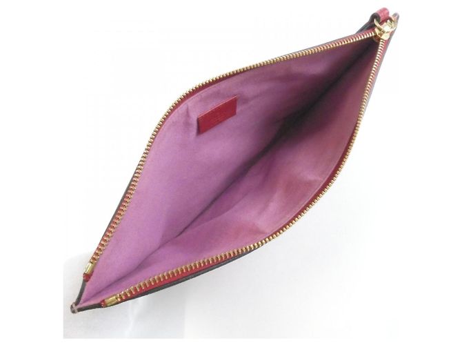 Borsa Gucci 506280 GG Supreme Rossa Beige Rosso - vista 9