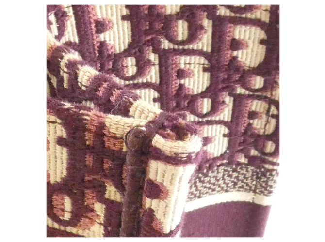 Christian Dior DIOR OBLIQUE Book Tote Bordò - vista 5