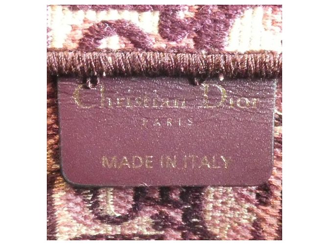 Christian Dior DIOR OBLIQUE Book Tote Bordò - vista 9