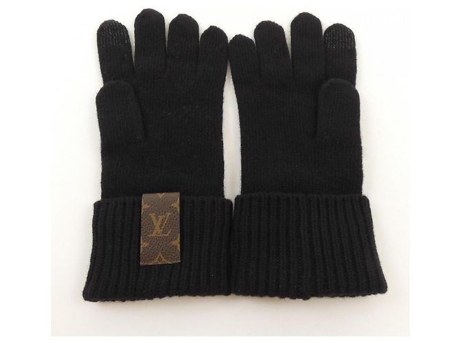 Guanti Louis Vuitton Maiko LV Medallion Nero - vista 2
