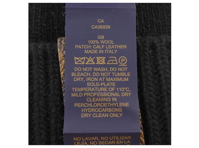 Guanti Louis Vuitton Maiko LV Medallion Nero - vista 3