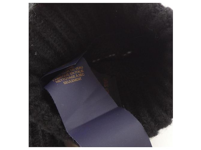 Guanti Louis Vuitton Maiko LV Medallion Nero - vista 4