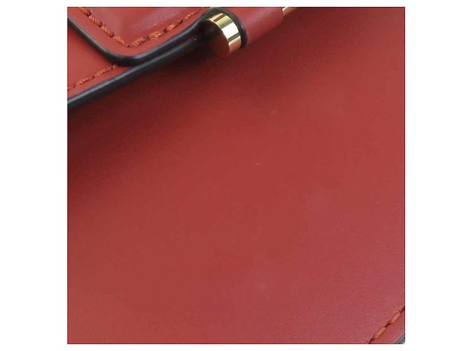 Longchamp Schultertasche aus Leder in Rotbraun - Ansicht 12