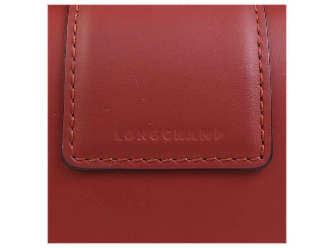 Longchamp Schultertasche aus Leder in Rotbraun - Ansicht 15