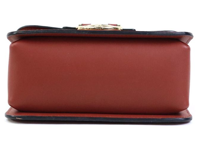 Longchamp Schultertasche aus Leder in Rotbraun - Ansicht 4