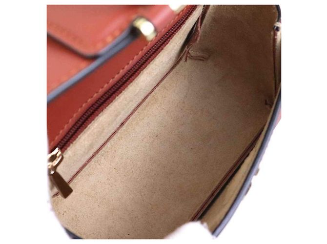 Longchamp Schultertasche aus Leder in Rotbraun - Ansicht 5