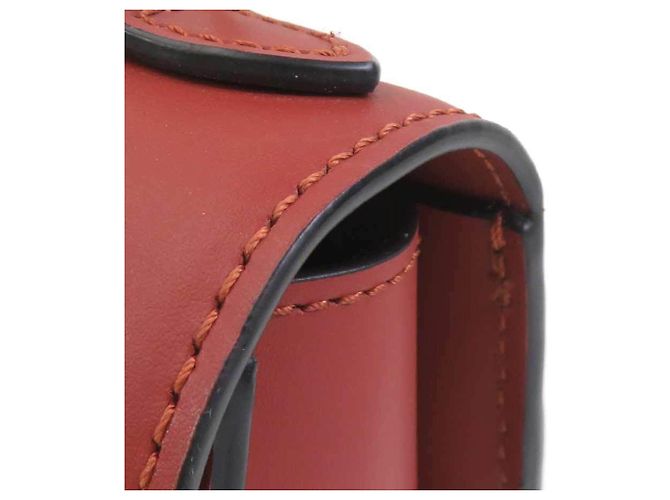 Longchamp Schultertasche aus Leder in Rotbraun - Ansicht 9