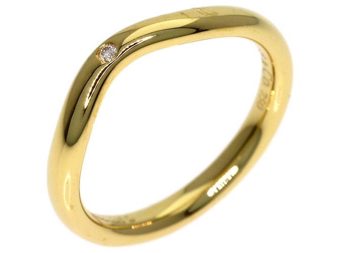 Autre Marque Anello Fascia Curva Tiffany & Co. in Oro Giallo 18K - vista 2