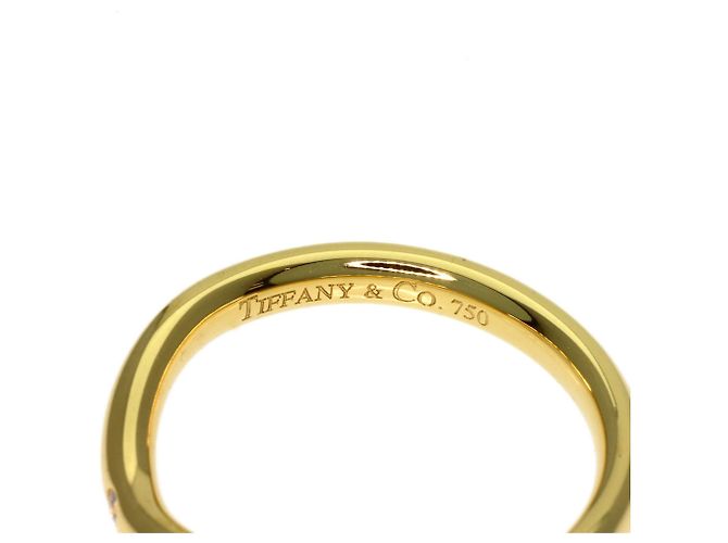Autre Marque Anello Fascia Curva Tiffany & Co. in Oro Giallo 18K - vista 6