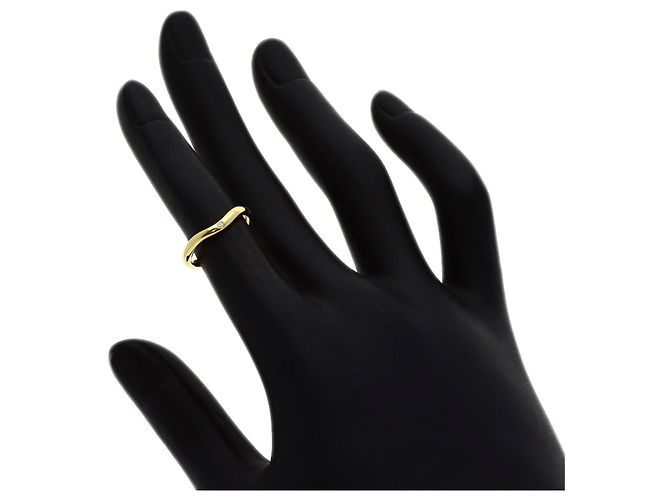 Autre Marque Anello Fascia Curva Tiffany & Co. in Oro Giallo 18K - vista 7