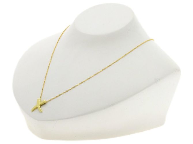 Autre Marque Collana Tiffany Kiss in oro giallo 18K - vista 4