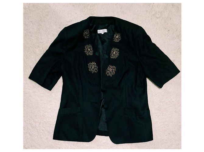 Autre Marque Blazer Marta Palmieri Azul Bordado - vista 12