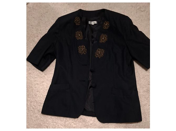 Autre Marque Blazer Marta Palmieri Azul Bordado - vista 13