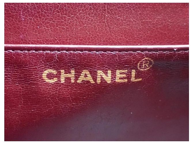 Timeless Borsa Chanel Classic Flap Maxi Jumbo Pelle d'Agnello Nera Nero - vista 6