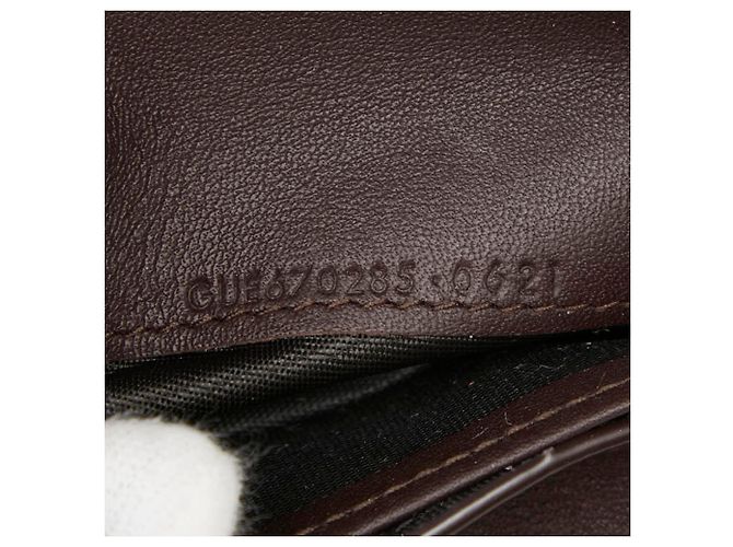 Autre Marque Cartera compacta Saint Laurent YSL Logo Cassandra Castaño Negro - vista 9