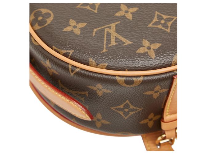 Borsa a tracolla Louis Vuitton Monogram Tambourin Marrone - vista 7