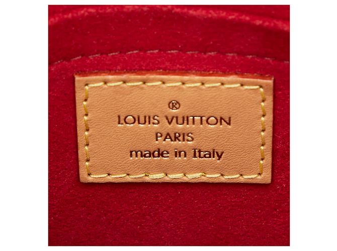 Borsa a tracolla Louis Vuitton Monogram Tambourin Marrone - vista 9