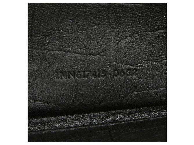 Autre Marque Cartera larga de piel negra Saint Laurent Negro - vista 10