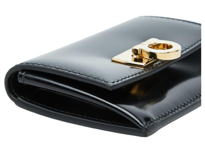 Tarjetero de piel negra Salvatore Ferragamo Negro - vista 5