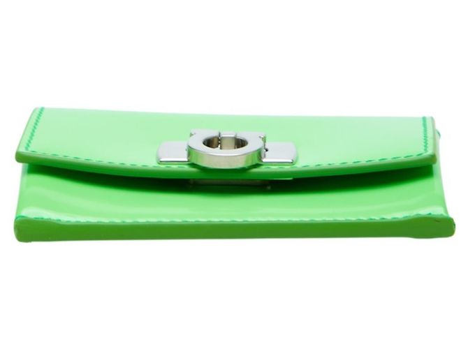 Tarjetero Salvatore Ferragamo Gancini Verde - vista 3