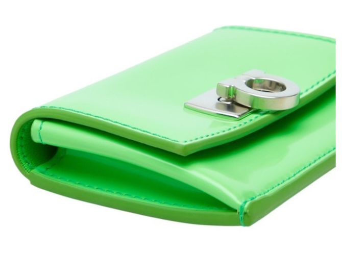 Tarjetero Salvatore Ferragamo Gancini Verde - vista 5