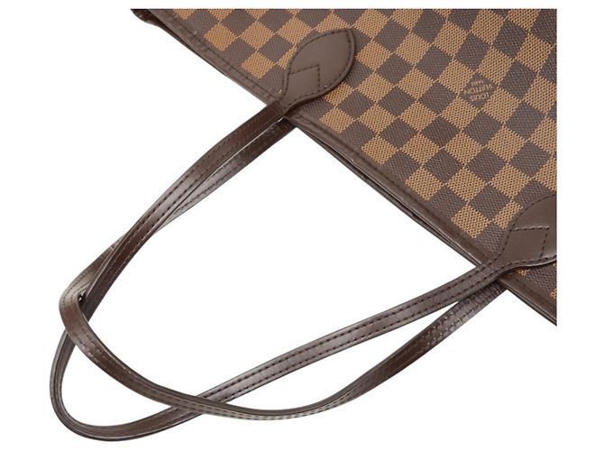 Saco Tote Louis Vuitton Damier Neverfull MM Marrom - vista 10