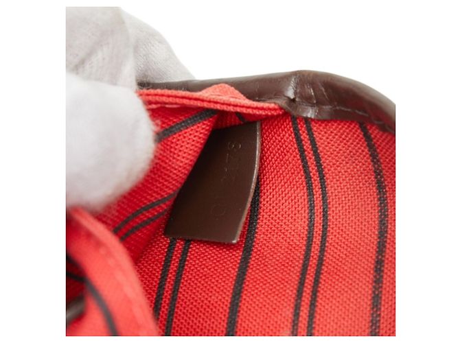 Saco Tote Louis Vuitton Damier Neverfull MM Marrom - vista 13