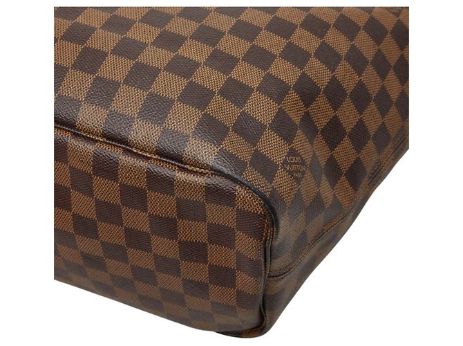 Saco Tote Louis Vuitton Damier Neverfull MM Marrom - vista 4