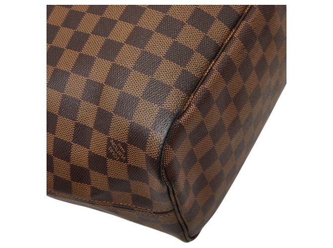Saco Tote Louis Vuitton Damier Neverfull MM Marrom - vista 5