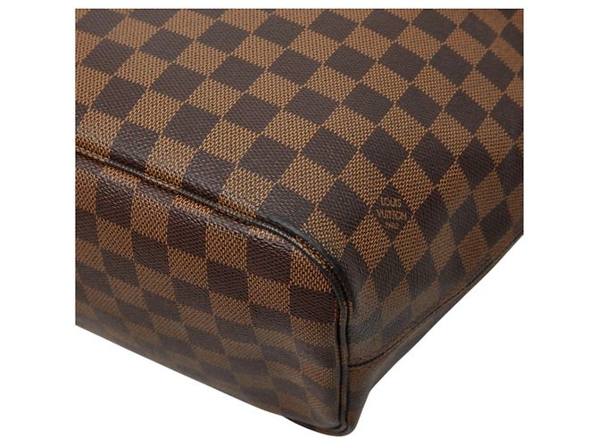 Saco Tote Louis Vuitton Damier Neverfull MM Marrom - vista 6