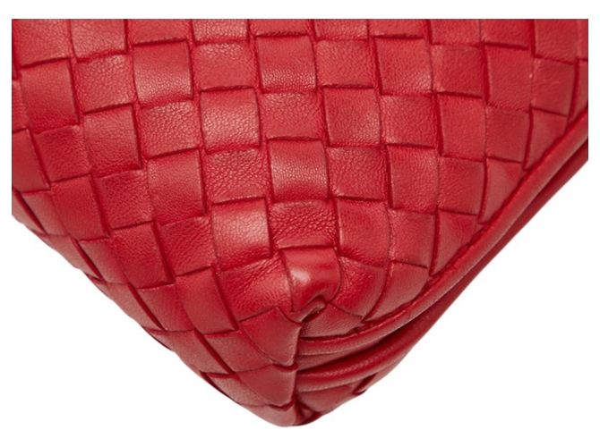 Borsa a tracolla Intrecciato Bottega Veneta Rosso - vista 6