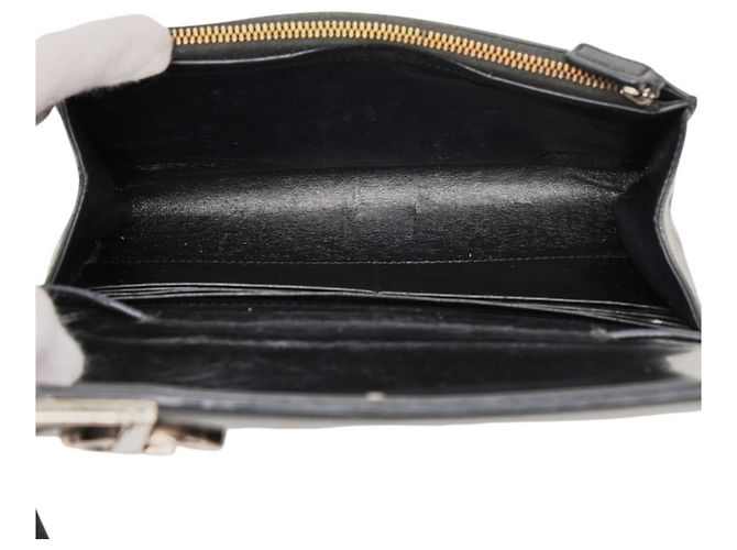 Autre Marque Borsa a tracolla Saint Laurent in pelle nera Nero - vista 8