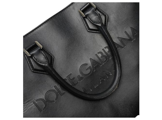 Borsa in pelle nera Dolce & Gabbana Nero - vista 10