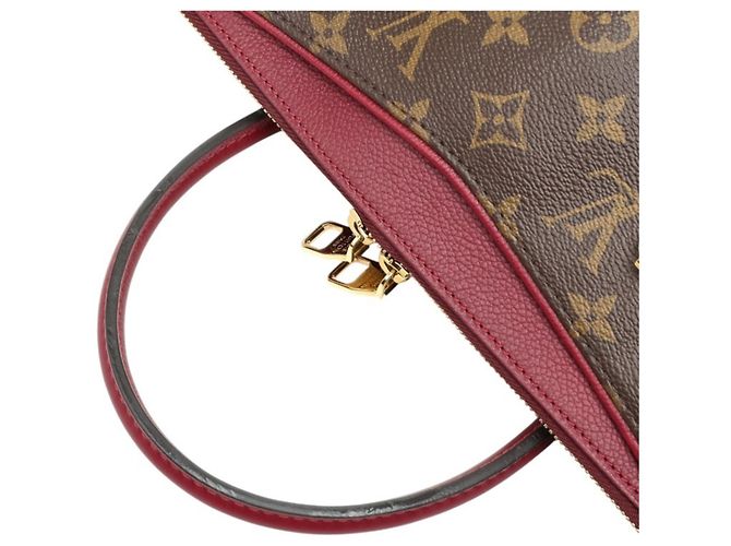 Bolso Louis Vuitton Monogram Pallas Castaño Burdeos Púrpura - vista 10