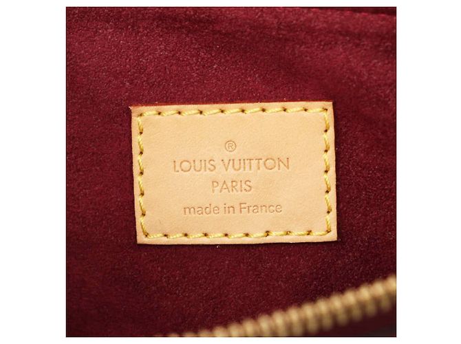 Bolso Louis Vuitton Monogram Pallas Castaño Burdeos Púrpura - vista 12