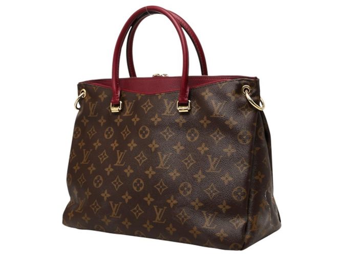 Bolso Louis Vuitton Monogram Pallas Castaño Burdeos Púrpura - vista 2