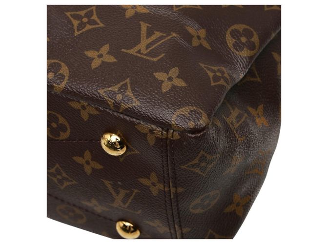 Bolso Louis Vuitton Monogram Pallas Castaño Burdeos Púrpura - vista 4