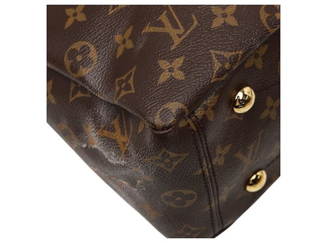 Bolso Louis Vuitton Monogram Pallas Castaño Burdeos Púrpura - vista 5