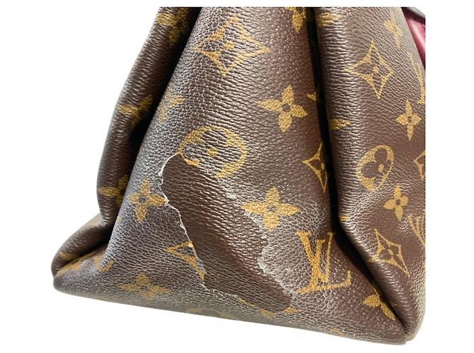 Bolso Louis Vuitton Monogram Pallas Castaño Burdeos Púrpura - vista 8