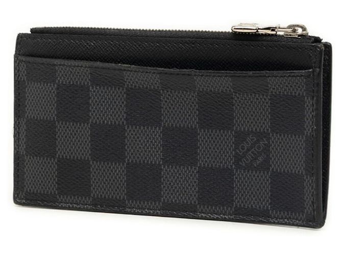 Tarjetero con monedero Louis Vuitton Damier Graphite Negro - vista 2