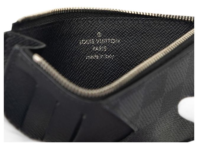 Tarjetero con monedero Louis Vuitton Damier Graphite Negro - vista 5