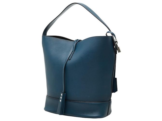 Bolsa de Ombro Louis Vuitton Cuir Nuance Azul marinho - vista 2