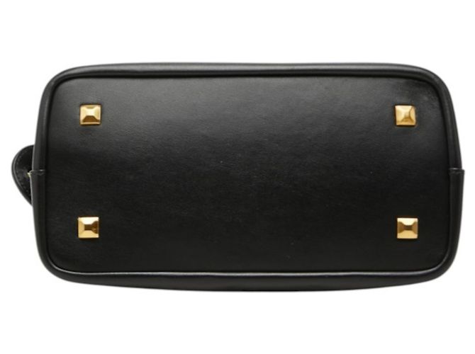 Bolso de mano MCM de cuero negro - vista 3