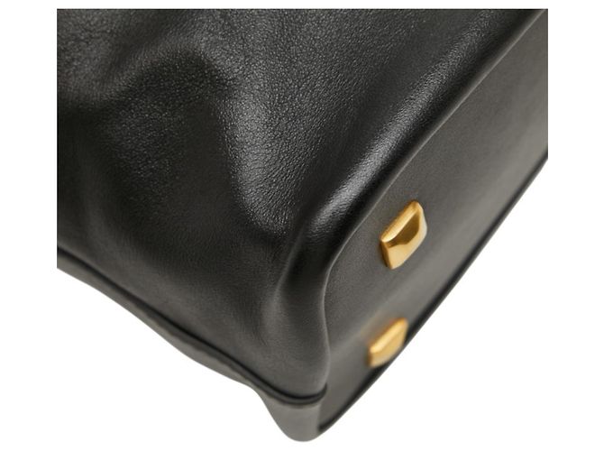 Bolso de mano MCM de cuero negro - vista 5
