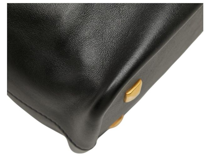 Bolso de mano MCM de cuero negro - vista 7