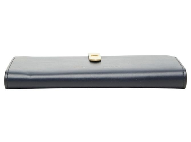 Céline Celine Strap Multifunktions-Langportemonnaie Medium Gelb Marineblau - Ansicht 3