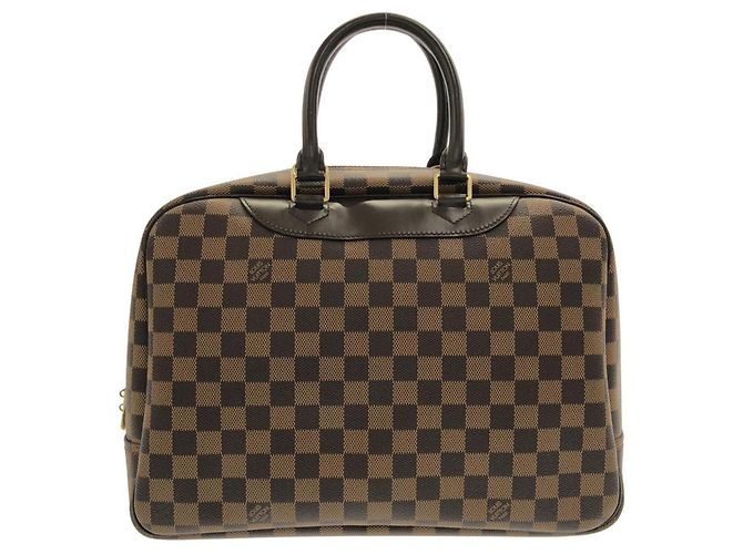 Bolso de mano Vanity Louis Vuitton Damier Bowling Castaño - vista 2