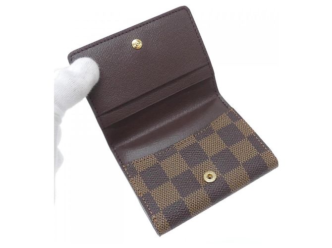 Louis Vuitton Damier Ludlow Coin Case Castaño - vista 3
